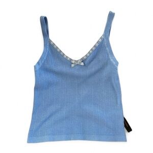 NWOT BCBGMAXAZRIA 90s Ribbed Knit Crop Top